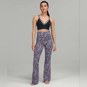 Lululemon Groove Super High Rise Flared Pant Nulu Flower Burst Multi